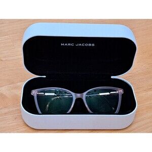 Marc Jacobs Eyeglasses Frames Light Rose Pink w/ White Lined Hard Case